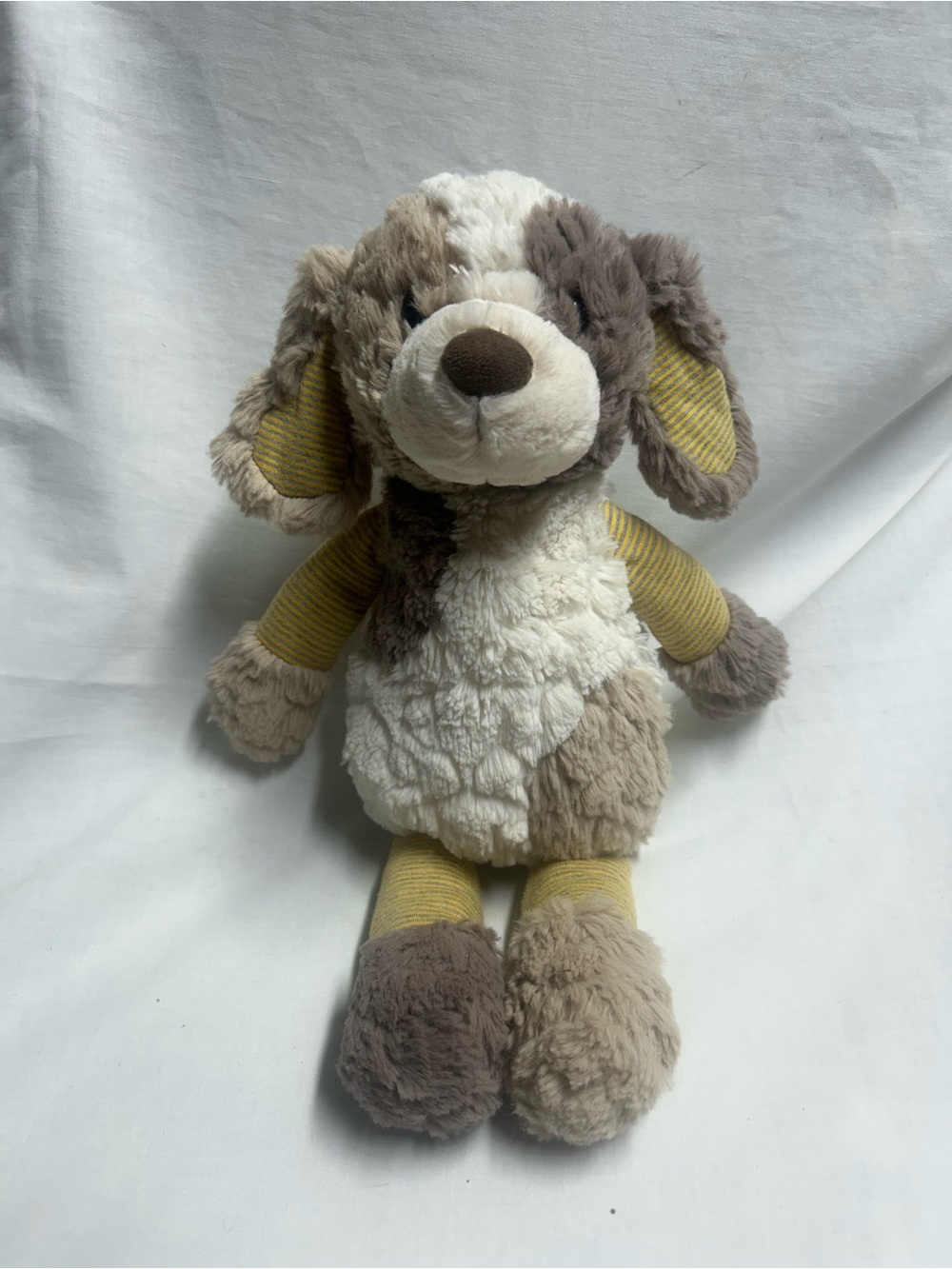 Mary Meyer Putty Pinstripes Puppy Dog Plush Stuffed Animal  Striped Arms Legs
